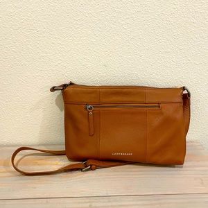 Lucky Brand Leather Tan Crossbody Bag